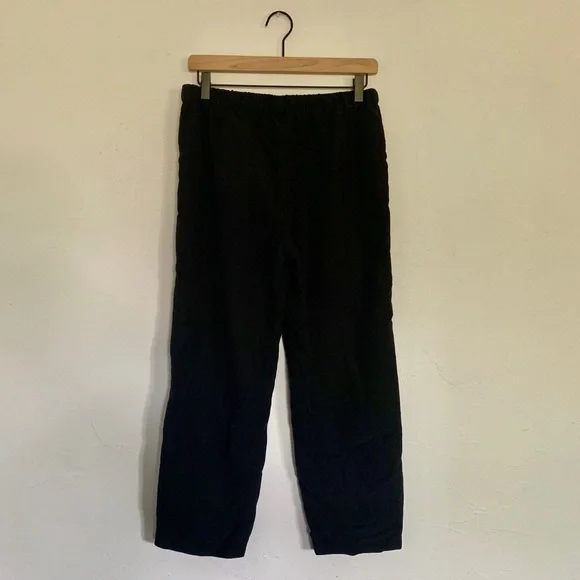 Aritzia The Group Babaton Jimmy Pants Black Lyocell Blend Drawstring Medium - Picture 3 of 8